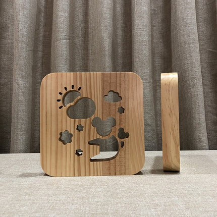Puinen 3D koala yövalo lastenhuoneeseen