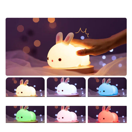 Ladattava pupu yövalo kaukosäätimellä