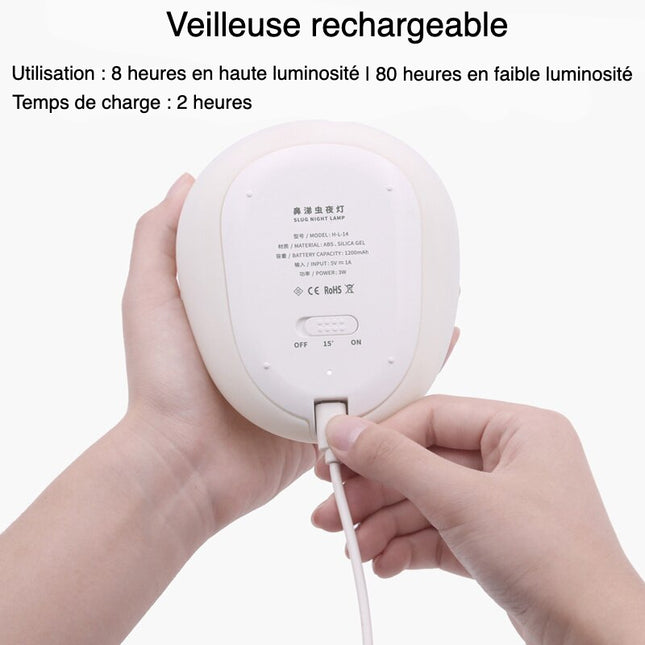 Ladattava etana yövalo imetykseen kosketuksella