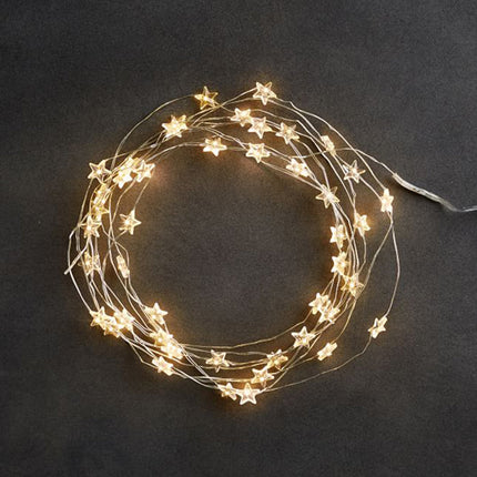 Paristokäyttöinen tähti LED-valoketju