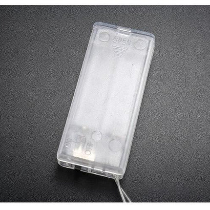 Valkoinen LED-valosarja hymyilevillä tähdillä