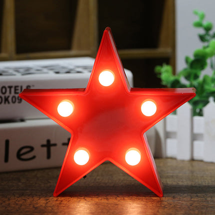 Tähti LED-koristevalo punainen tai valkoinen