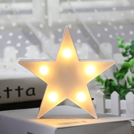 Tähti LED-koristevalo punainen tai valkoinen