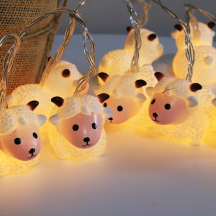 Suloinen lammas LED-valosarja lapsille