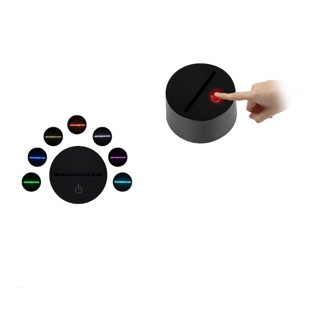 Kettu 3D-illuusio LED-yövalo lapsille