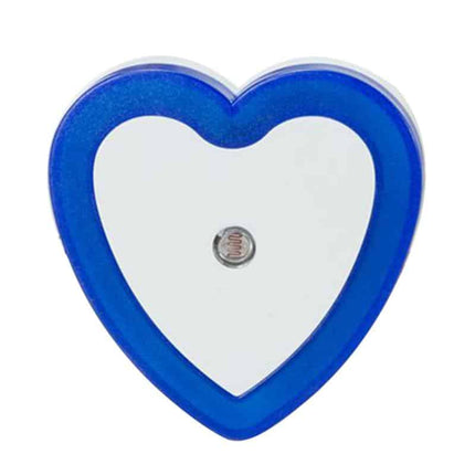 Sydämen muotoinen LED-yövalo hämärätunnistimella