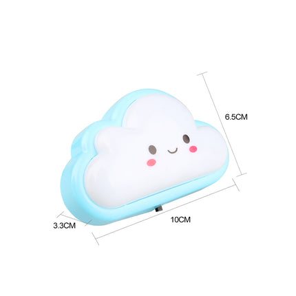 Söpö pilvi-yövalo LED-valolla lastenhuoneeseen