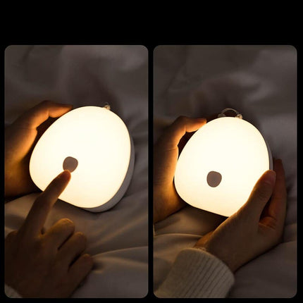 Himmennettävä lämmin LED-yövalo kosketuksella