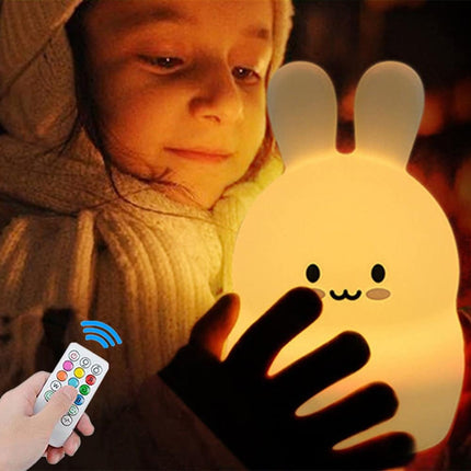 LED-pupu yövalo kaukosäätimellä lapsille