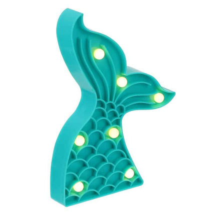 Merenneidon pyrstö LED-koristevalo