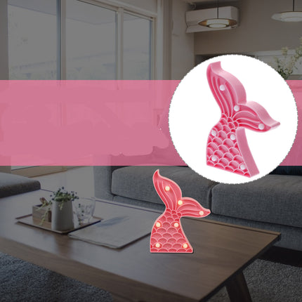 Merenneidon pyrstö LED-koristevalo