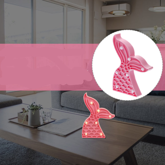 Merenneidon pyrstö LED-koristevalo