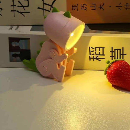 Säädettävä dinosaurus LED-lukuvalo