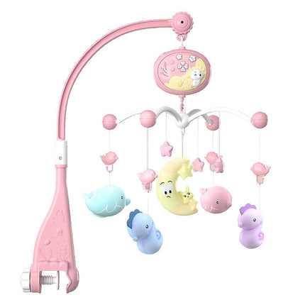 Vauvan mobile pinnasänkyyn projektorilla