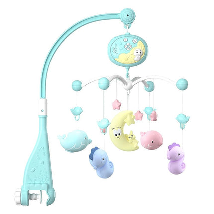 Vauvan mobile pinnasänkyyn projektorilla