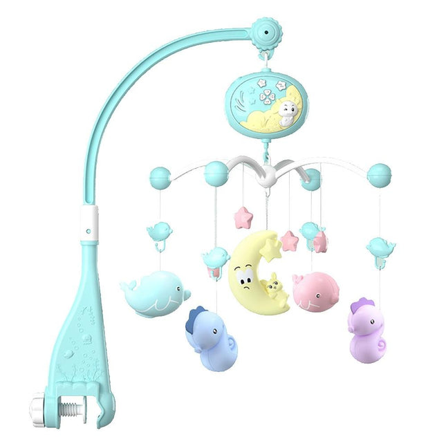 Vauvan mobile pinnasänkyyn projektorilla