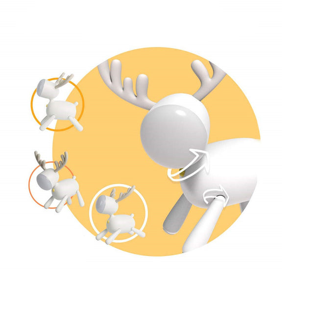 Moderni peuran muotoinen LED-pöytävalaisin