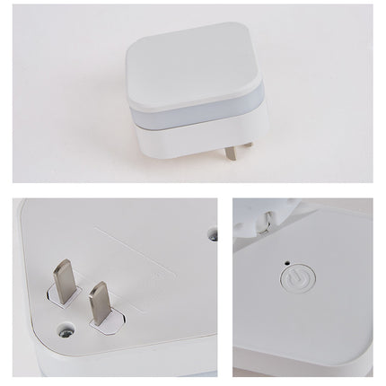 Kaukosäädettävä seinäyövalo suoraan pistorasiaan