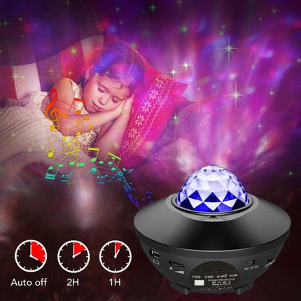 Valtameriprojektori musiikilla lasten yövalo