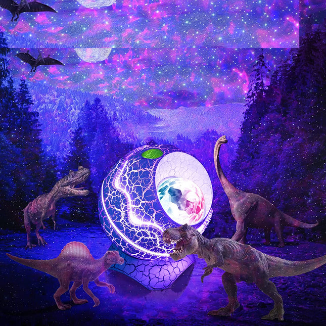 Munanmuotoinen galaksiprojektori kaiuttimella