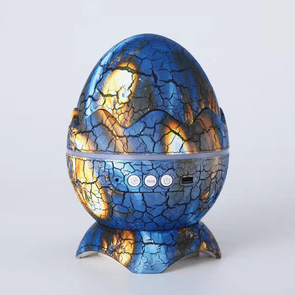 Munanmuotoinen galaksiprojektori kaiuttimella