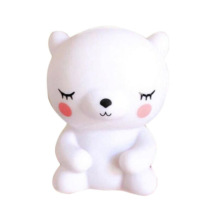 Pehmeä silikoninen panda-yövalo vauvalle