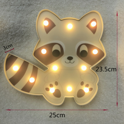 Pesukarhu muotoinen LED-seinävalo lastenhuoneeseen