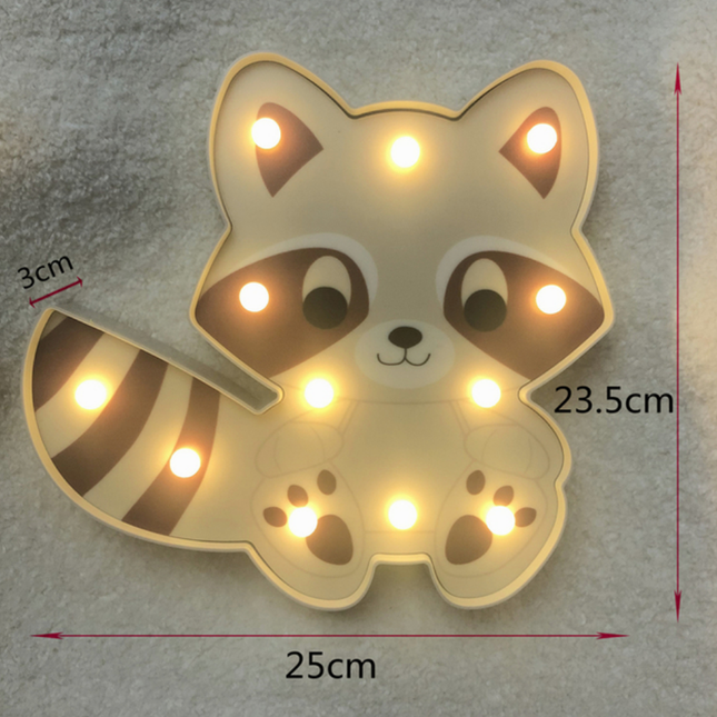 Pesukarhu muotoinen LED-seinävalo lastenhuoneeseen