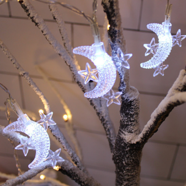 Kuu ja tähti LED-valosarja