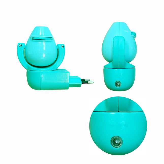 Lasten yövalo kuvaprojektorilla seinään