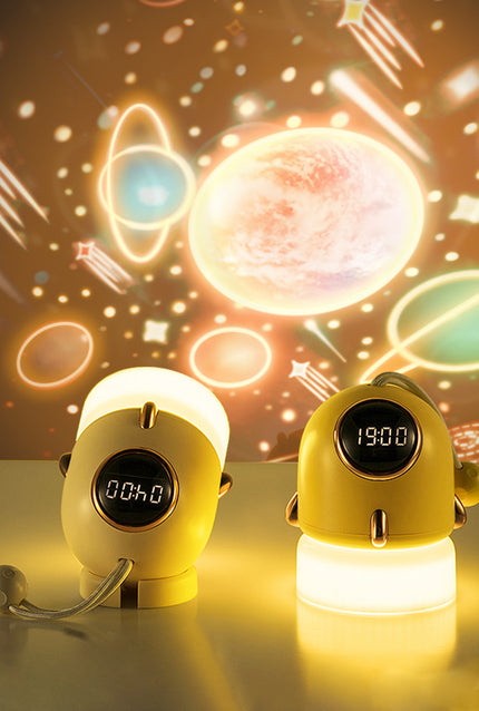 Tähtitaivas projektori yövalo herätyskellolla lapsille