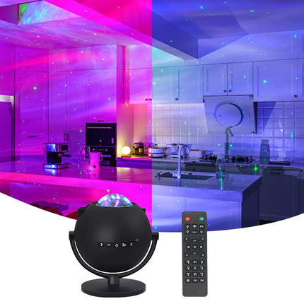 LED-projektori yövalo kaukosäätimellä