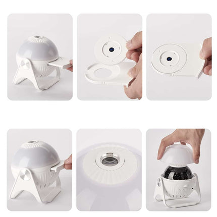 Galaksi projektori yövalo kaiuttimella