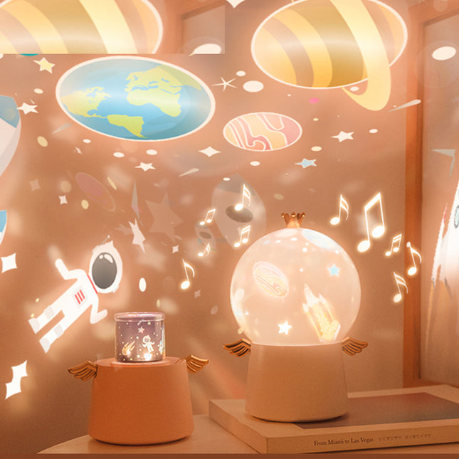 Musiikki-tähtiprojektori yövalo lapselle