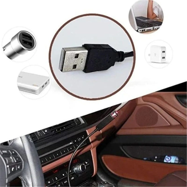 Taskukokoinen USB-tähtitaivasprojektori autoon