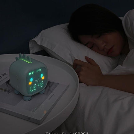 Dinosaurus herätyskello yövalolla lapsille