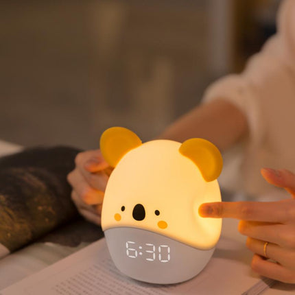 Koala yövalo ja digitaalinen herätyskello