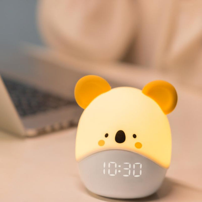 Koala yövalo ja digitaalinen herätyskello